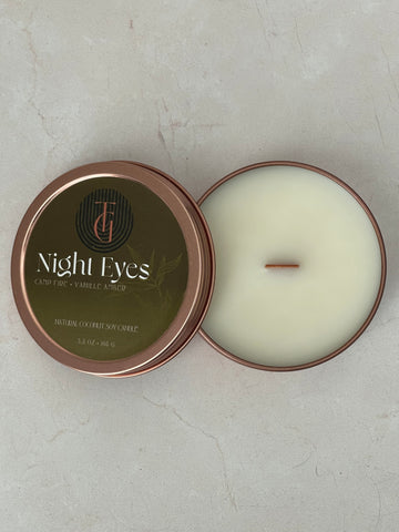 Night Eyes Travel Candle